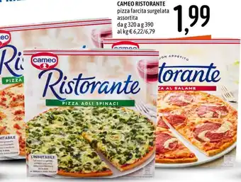 CAMEO RISTORANTE pizza farcita surgelata