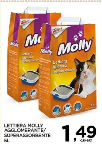 Interspar Molly lettiera igienica agglomerante offerta
