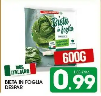 Interspar Orogel - bieta erbetta cubello foglia più i vegetali offerta