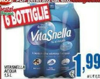DEM Acqua minerale naturale offerta
