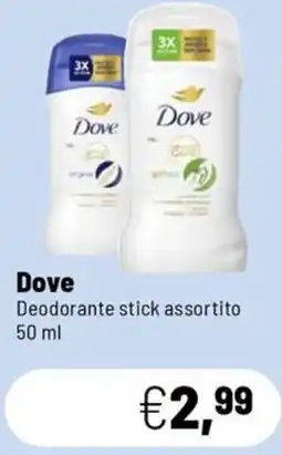 Caddy's Dove Deodorante stick offerta