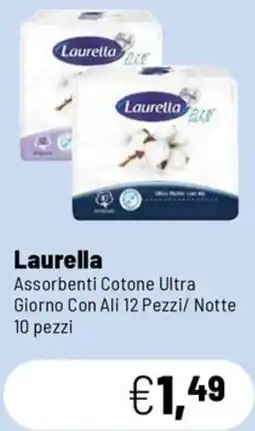 Caddy's Laurella Assorbenti Cotone Ultra Giorno Con Ali offerta