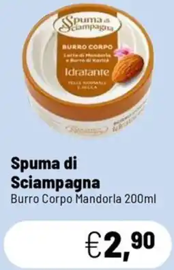 Caddy's Spuma di Sciampagna Burro Corpo Mandorla offerta