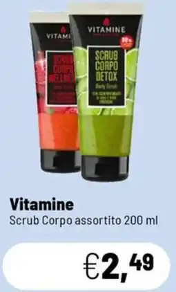 Caddy's Vitamine Scrub Corpo offerta