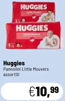 Caddy's Huggies Pannolini Little Mouvers offerta
