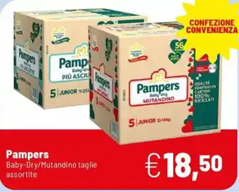 Pampers Baby-Dry/Mutandino taglie
