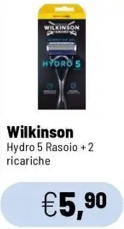 Caddy's Wilkinson Hydro 5 Rasoio +2 ricariche offerta