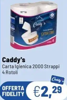 Caddy's Caddy's Carta Igienica 2000 Strappi offerta