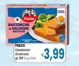 Famila Superstore FINDUS 8 bastoncini di salmone offerta