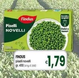 Famila Superstore FINDUS piselli novelli offerta
