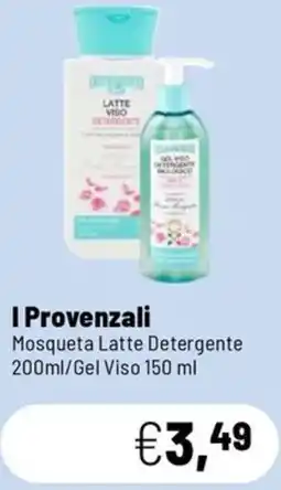 Caddy's I Provenzali Mosqueta Latte Detergente /Gel Viso offerta