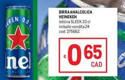 Metro Birra analcolica HEINEKEN offerta