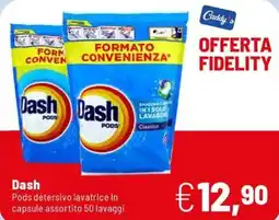 Caddy's Dash Pods detersivo lavatrice In capsule offerta