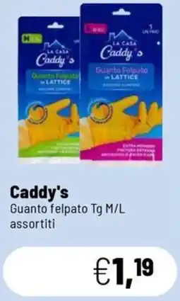 Caddy's Caddy's Guanto felpato Tg M/L offerta
