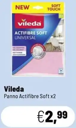 Caddy's Vileda Panno Actifibre Soft x2 offerta