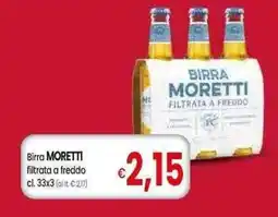 Famila Superstore Birra moretti filtrata a freddo offerta