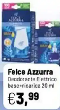 Caddy's Felce Azzurra Deodorante Elettrico base ricarica offerta