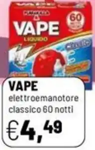 Caddy's VAPE elettroemanotore classico offerta