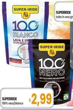 Famila Superstore SUPERIRIDE 100% nero/bianco offerta