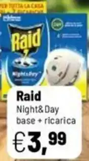 Caddy's Raid Night&Day base + ricarica offerta