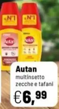 Caddy's Autan multinsetto zecche e tafani offerta