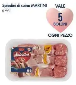 Famila Superstore Spiedini di suino MARTINI offerta