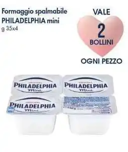 Famila Superstore Formaggio spalmabile philadelphia mini offerta
