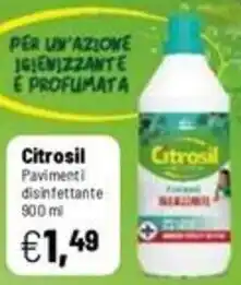 Caddy's Citrosil Pavimenti disinfettante offerta