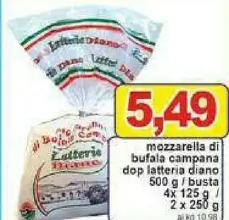 Pewex Mozzarella di bufala campana dop latteria offerta