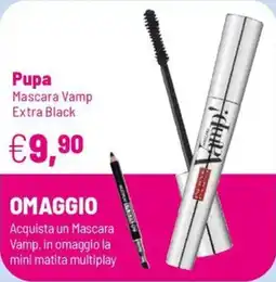 Caddy's Pupa Mascara Vamp Extra Black offerta