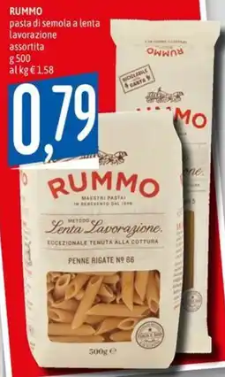Emisfero RUMMO pasta di semola a lenta Lavorazione offerta