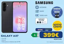 Euronics SAMSUNG GALAXY A37 offerta