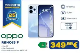 Euronics oppo RENO15 F offerta