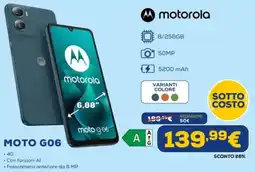 Euronics motorola MOTO G06 offerta