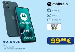 Euronics motorola MOTO G06 offerta