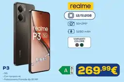 Euronics realme P3 offerta