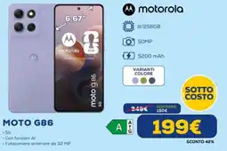 Euronics motorola MOTO G86 offerta