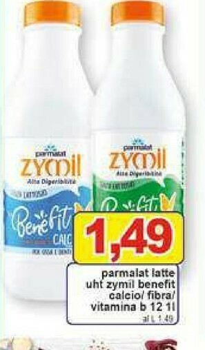 Pewex Zymil latte scremato alta digeribilità senza lattosio uht 1000 g(ml) offerta