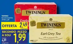 Emisfero TWININGS tea nero offerta