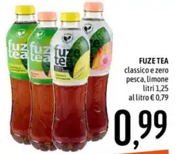 Emisfero FUZE TEA classico e zero pesca, limone offerta