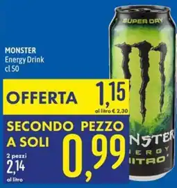 Emisfero MONSTER Energy Drink offerta