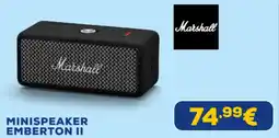 Euronics Marshall minispeaker emberton II offerta