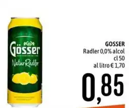 Emisfero GOSSER Radler 0,0% alcol offerta