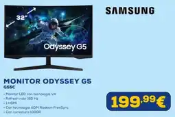 Euronics SAMSUNG MONITOR ODYSSEY G5 G55C offerta