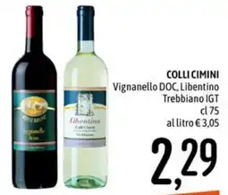 Emisfero COLLI CIMINI Vignanello DOC, Libentino Trebbiano IGT offerta