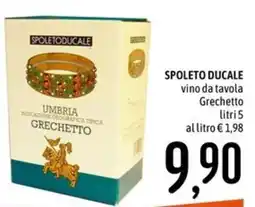 Emisfero SPOLETO DUCALE vino da tavola Grechetto offerta