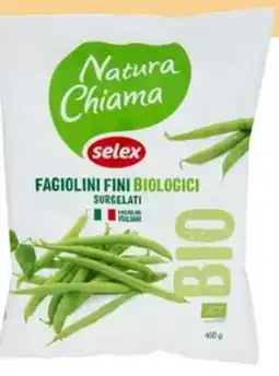 Emisfero SELEX NATURA CHIAMA fagiolini fini biologici surgelati offerta