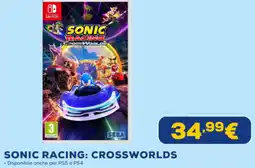 Euronics Nintendo switch Sonic racing: crossworlds offerta