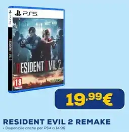 Euronics PS5 Resident evil 2 remake offerta