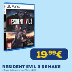 Euronics PS5 Resident evil 3 remake offerta
